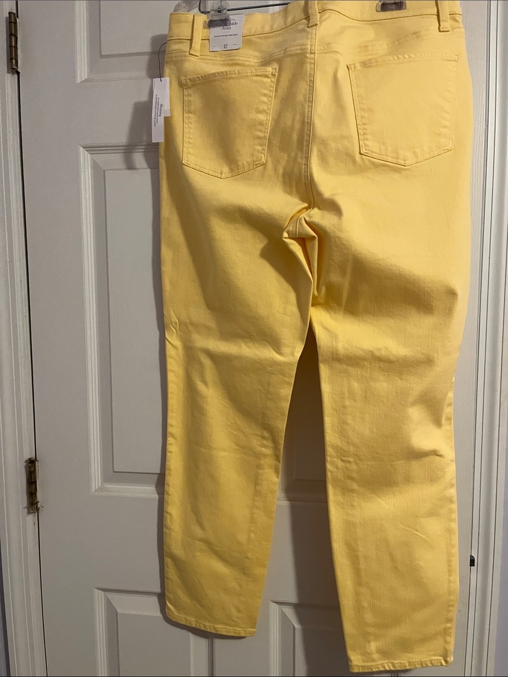 Talbots Yellow Slim Ankle Jeans - Women's - Picture 3 of 3